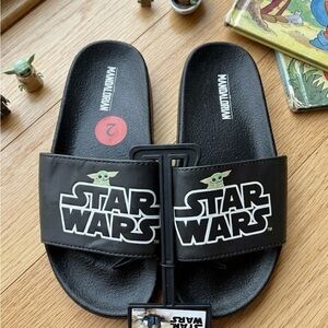 Star Wars Black Slide Sandals